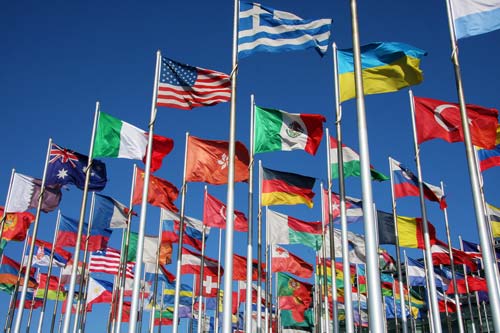 world flags.