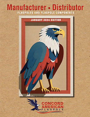 Concord American Flagpole 2024 catalog.