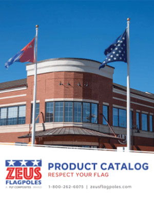 Zeus Flagpoles catalog 2024.